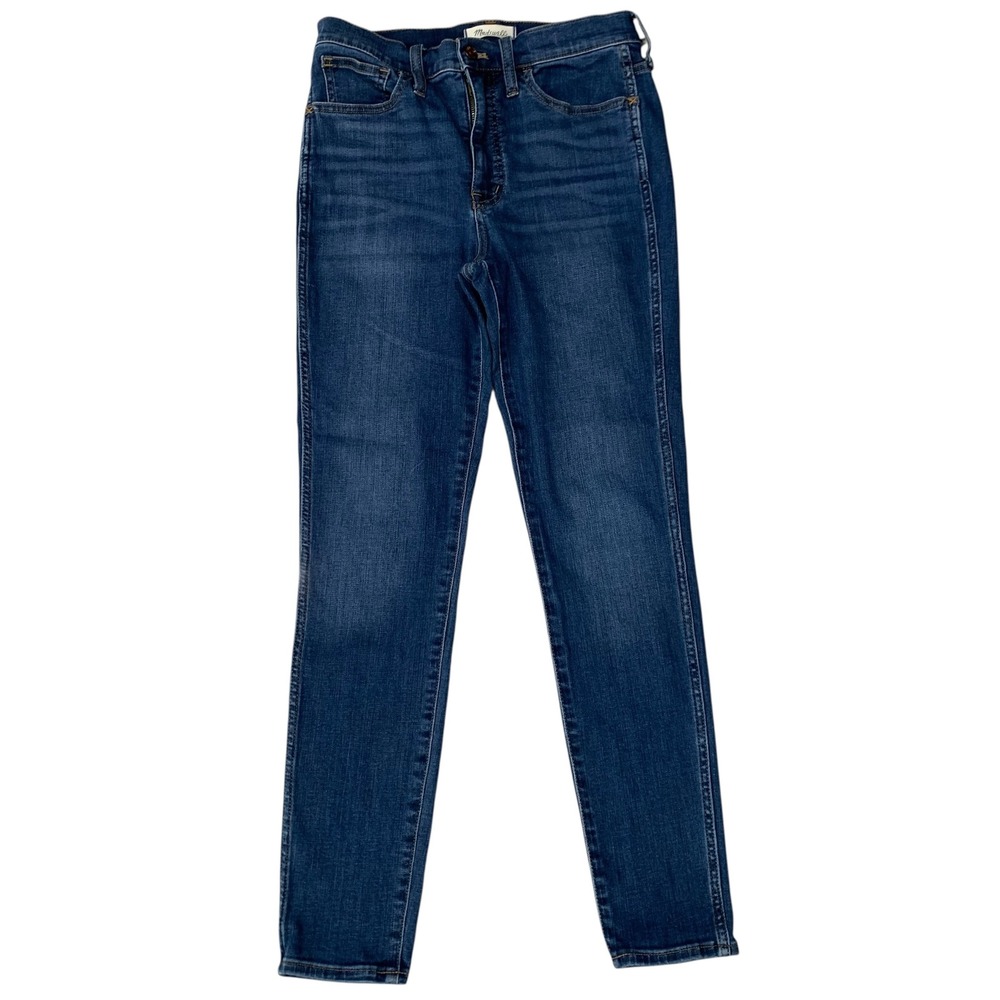 Madewell 10" Roadtripper Skinny Jeans Womens 27 Dark Wash Stretch Denim‎